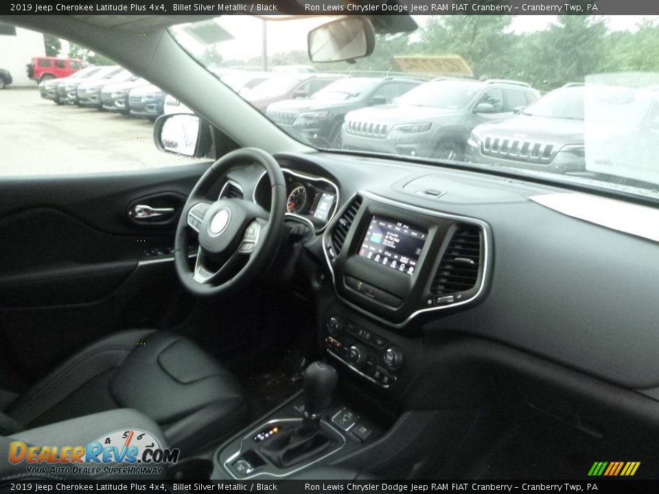 2019 Jeep Cherokee Latitude Plus 4x4 Billet Silver Metallic / Black Photo #11