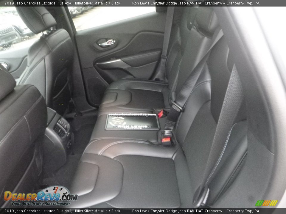 2019 Jeep Cherokee Latitude Plus 4x4 Billet Silver Metallic / Black Photo #12