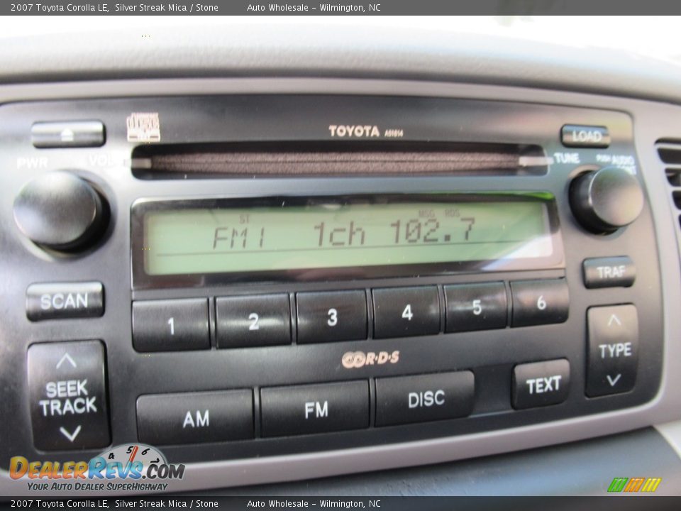 2007 Toyota Corolla LE Silver Streak Mica / Stone Photo #17