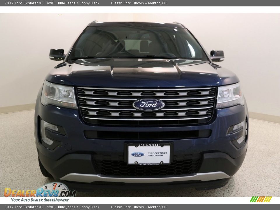 2017 Ford Explorer XLT 4WD Blue Jeans / Ebony Black Photo #2