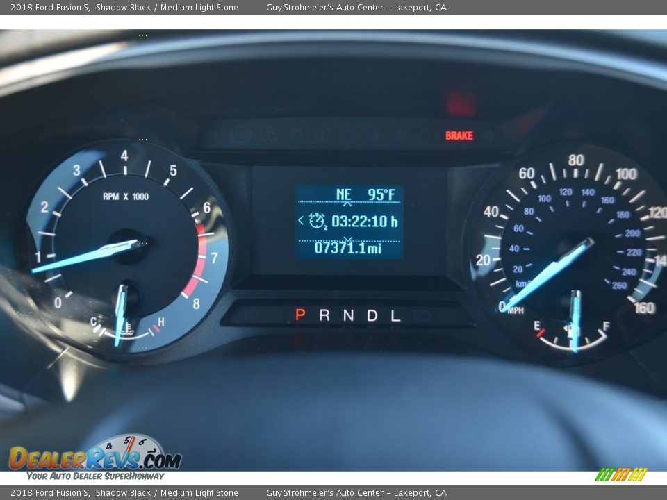 2018 Ford Fusion S Shadow Black / Medium Light Stone Photo #6