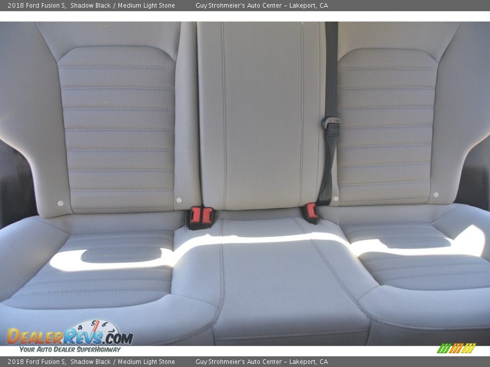 2018 Ford Fusion S Shadow Black / Medium Light Stone Photo #9