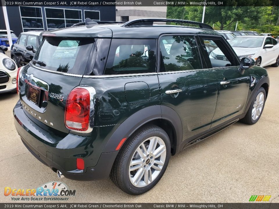 2019 Mini Countryman Cooper S All4 JCW Rebel Green / Chesterfield British Oak Photo #2