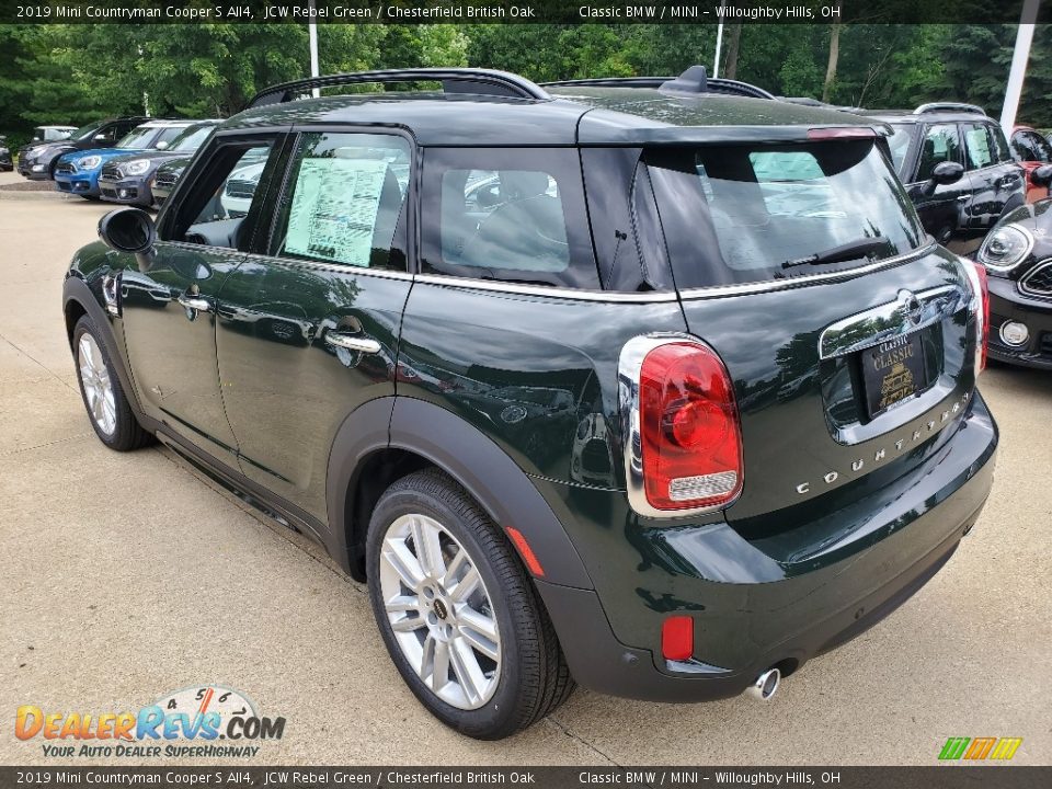 2019 Mini Countryman Cooper S All4 JCW Rebel Green / Chesterfield British Oak Photo #3