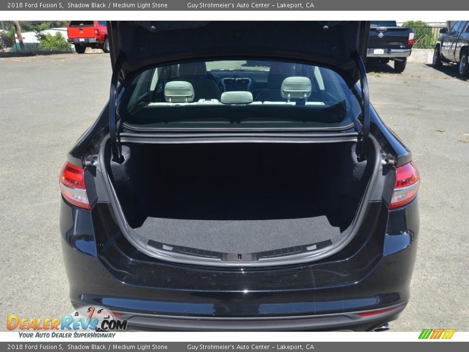 2018 Ford Fusion S Shadow Black / Medium Light Stone Photo #11
