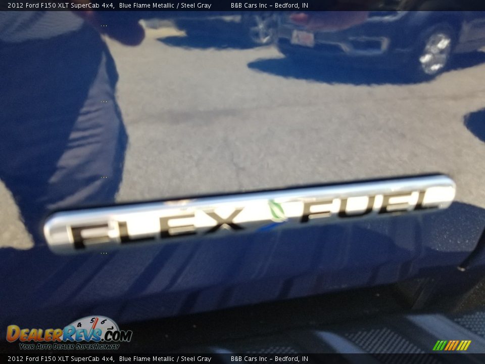 2012 Ford F150 XLT SuperCab 4x4 Blue Flame Metallic / Steel Gray Photo #8