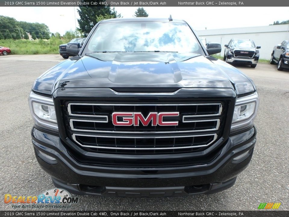 2019 GMC Sierra 1500 Limited Elevation Double Cab 4WD Onyx Black / Jet Black/Dark Ash Photo #2