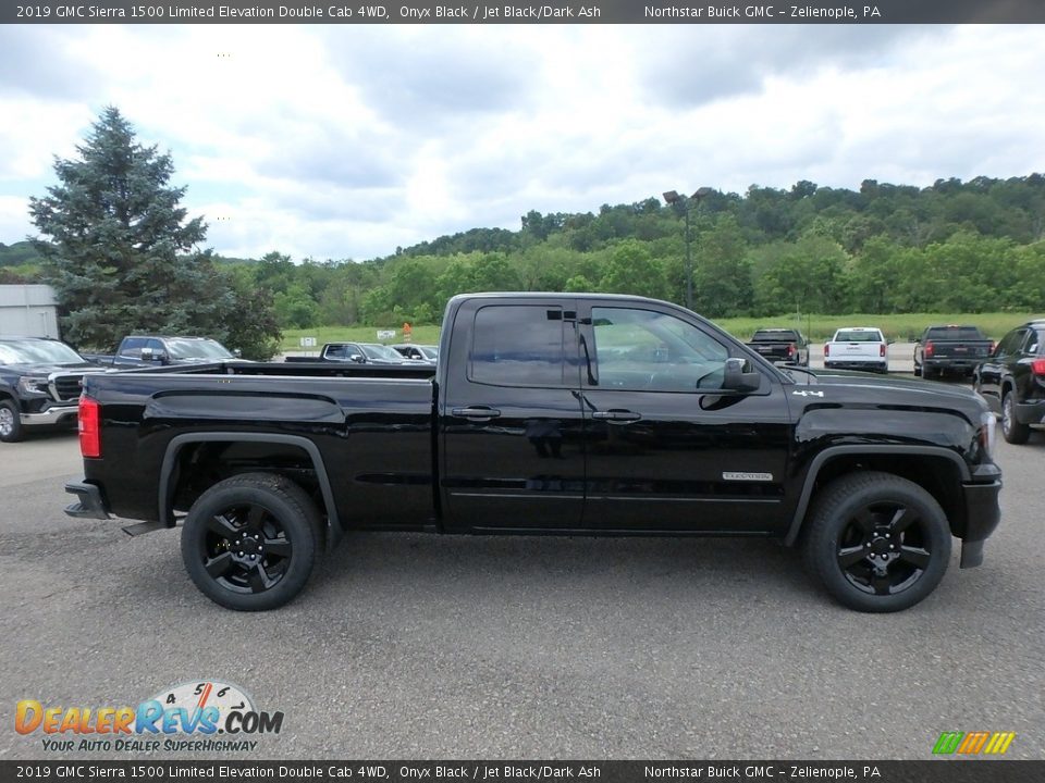2019 GMC Sierra 1500 Limited Elevation Double Cab 4WD Onyx Black / Jet Black/Dark Ash Photo #4