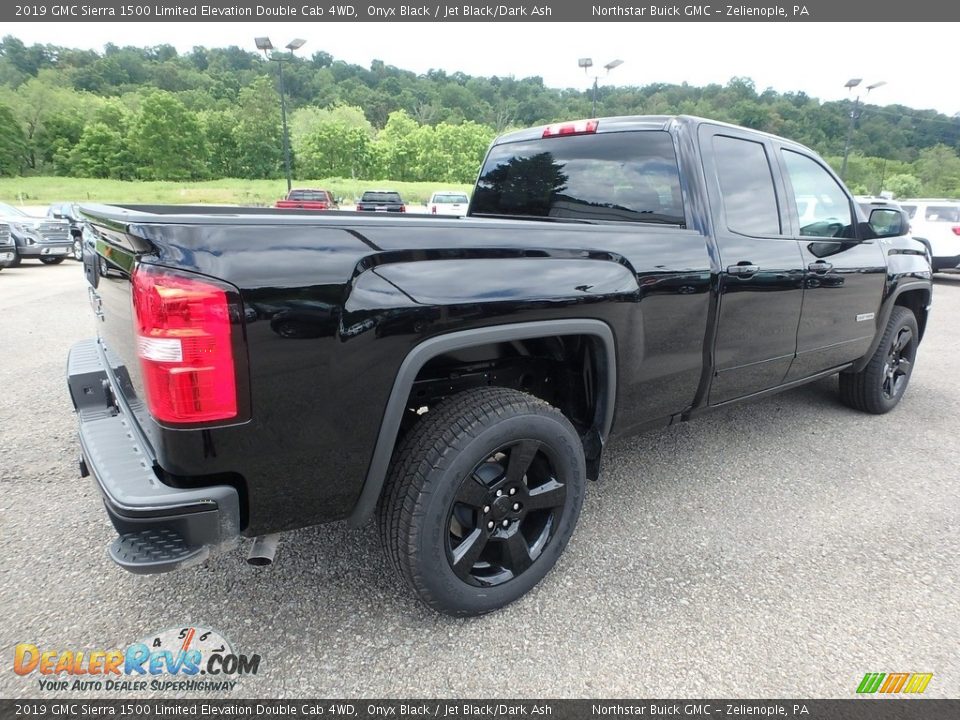2019 GMC Sierra 1500 Limited Elevation Double Cab 4WD Onyx Black / Jet Black/Dark Ash Photo #5