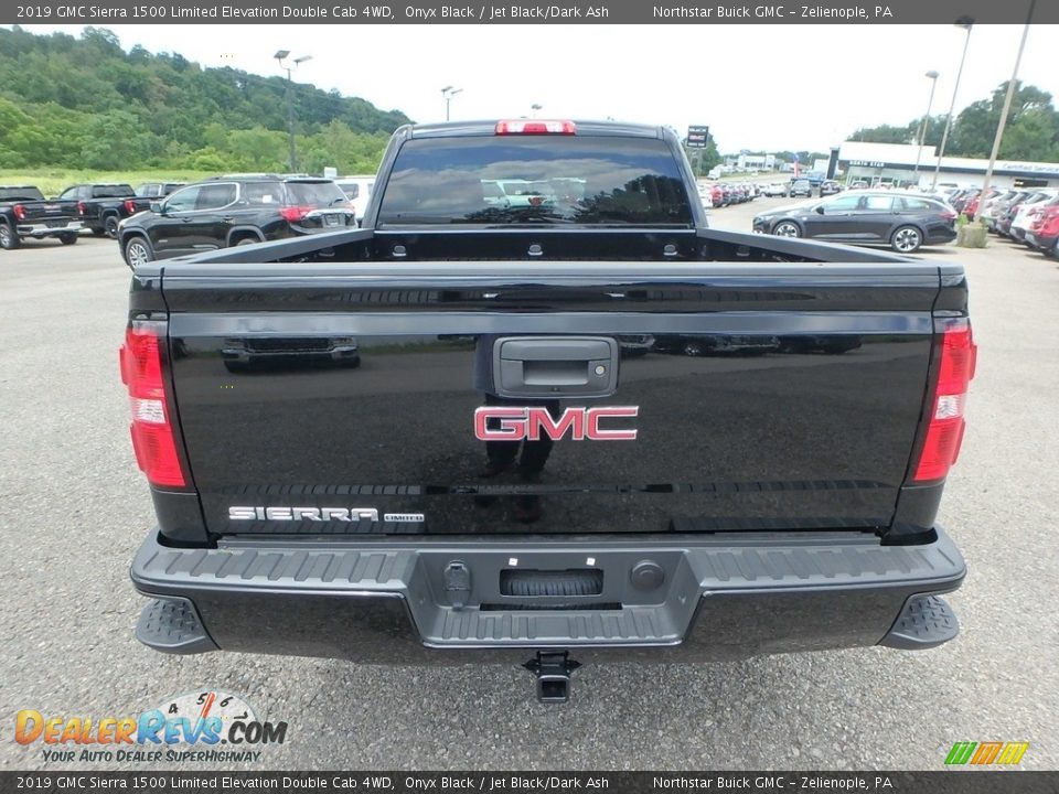 2019 GMC Sierra 1500 Limited Elevation Double Cab 4WD Onyx Black / Jet Black/Dark Ash Photo #6