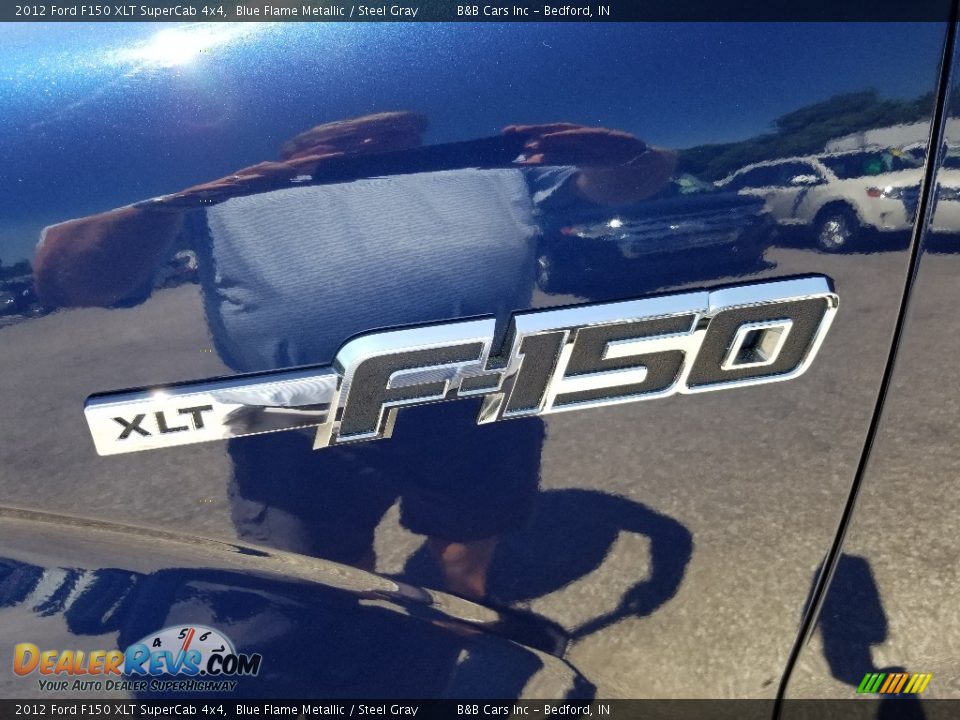2012 Ford F150 XLT SuperCab 4x4 Blue Flame Metallic / Steel Gray Photo #14