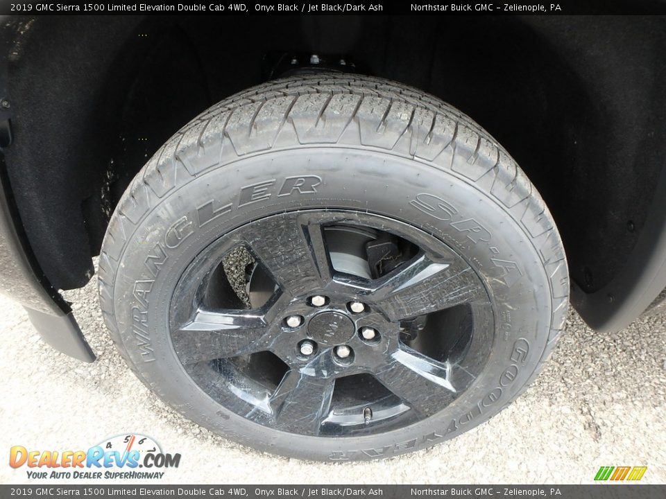 2019 GMC Sierra 1500 Limited Elevation Double Cab 4WD Onyx Black / Jet Black/Dark Ash Photo #9