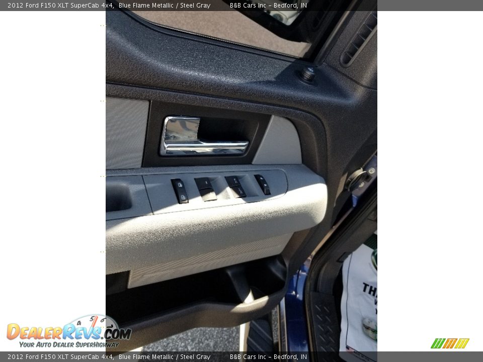 2012 Ford F150 XLT SuperCab 4x4 Blue Flame Metallic / Steel Gray Photo #17