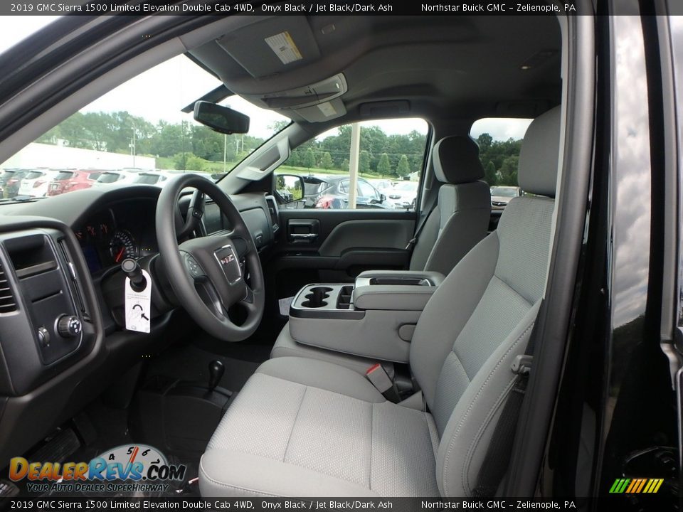 2019 GMC Sierra 1500 Limited Elevation Double Cab 4WD Onyx Black / Jet Black/Dark Ash Photo #10