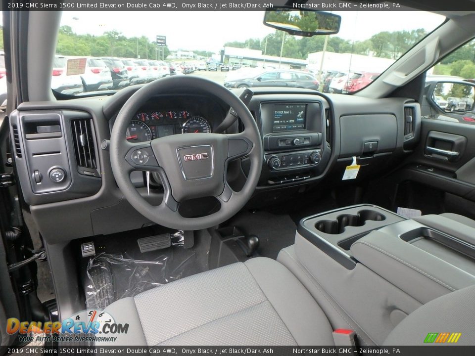 2019 GMC Sierra 1500 Limited Elevation Double Cab 4WD Onyx Black / Jet Black/Dark Ash Photo #12