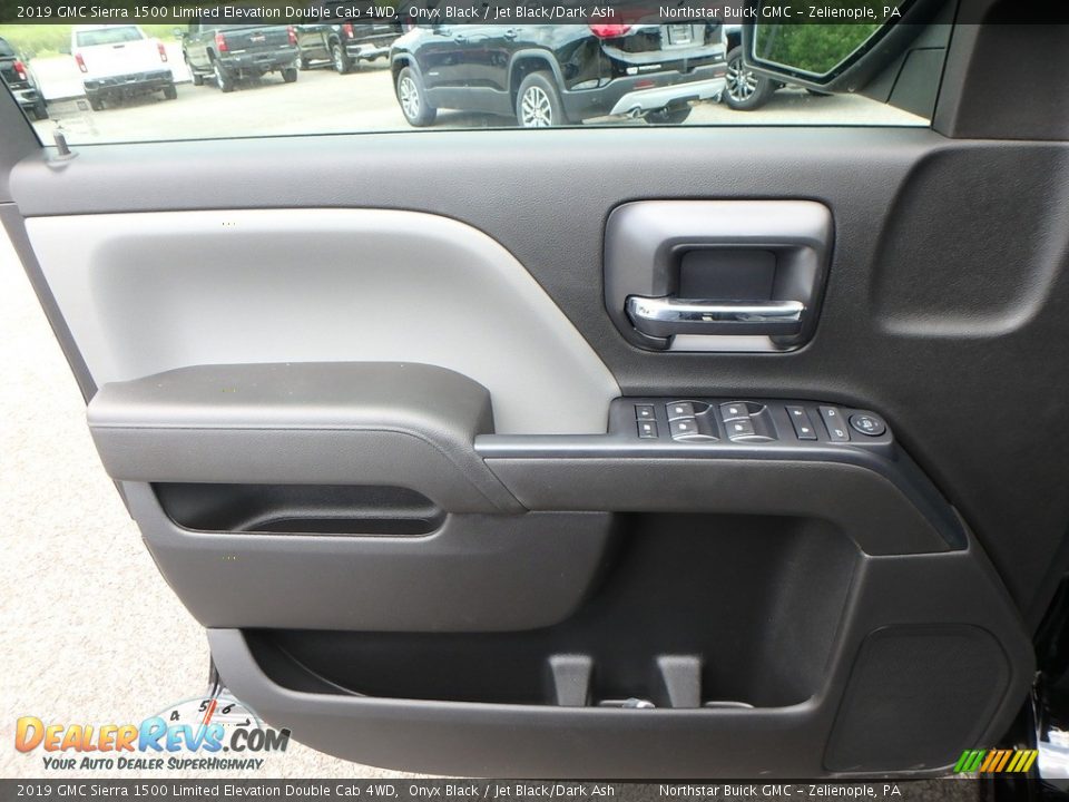 2019 GMC Sierra 1500 Limited Elevation Double Cab 4WD Onyx Black / Jet Black/Dark Ash Photo #13