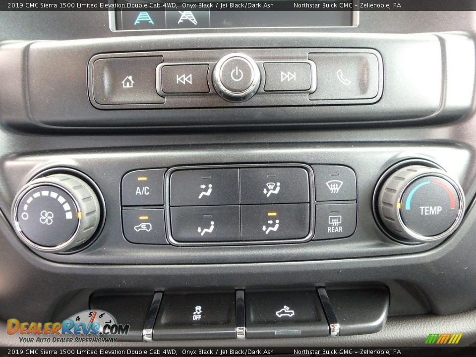 2019 GMC Sierra 1500 Limited Elevation Double Cab 4WD Onyx Black / Jet Black/Dark Ash Photo #20