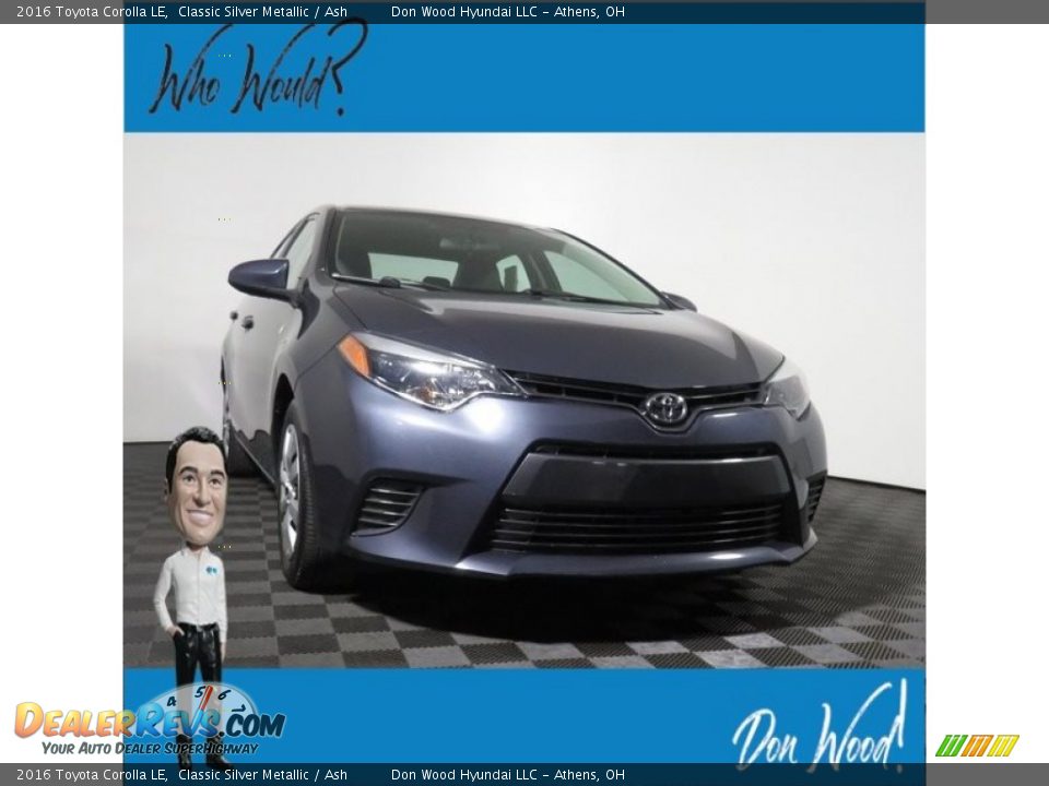 2016 Toyota Corolla LE Classic Silver Metallic / Ash Photo #1