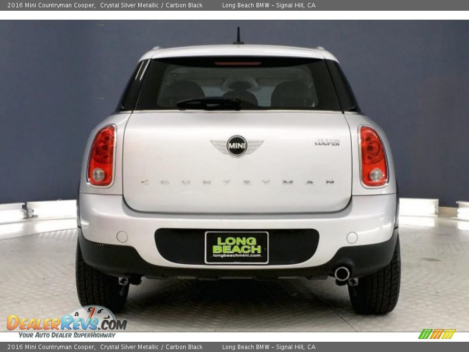 2016 Mini Countryman Cooper Crystal Silver Metallic / Carbon Black Photo #3