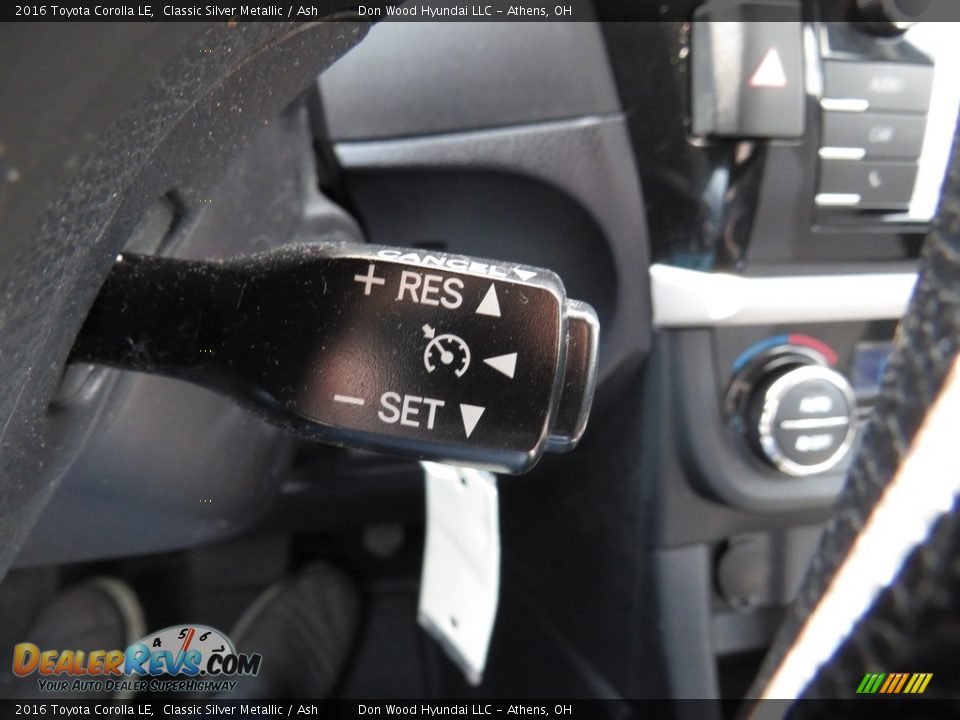 2016 Toyota Corolla LE Classic Silver Metallic / Ash Photo #33
