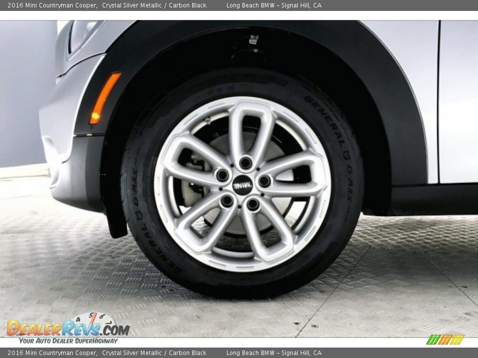 2016 Mini Countryman Cooper Crystal Silver Metallic / Carbon Black Photo #8
