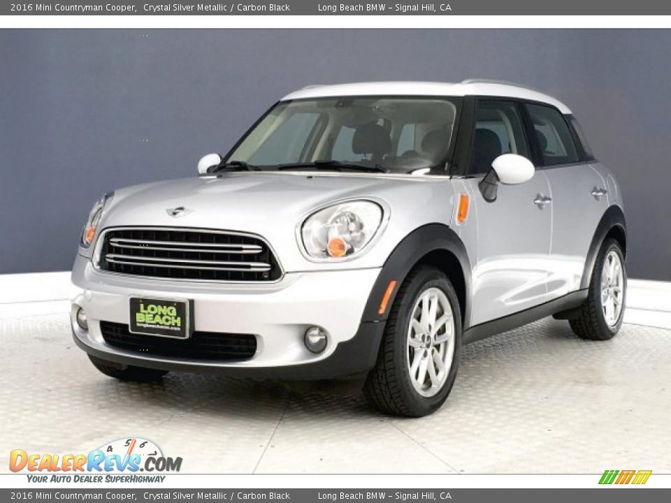 2016 Mini Countryman Cooper Crystal Silver Metallic / Carbon Black Photo #12