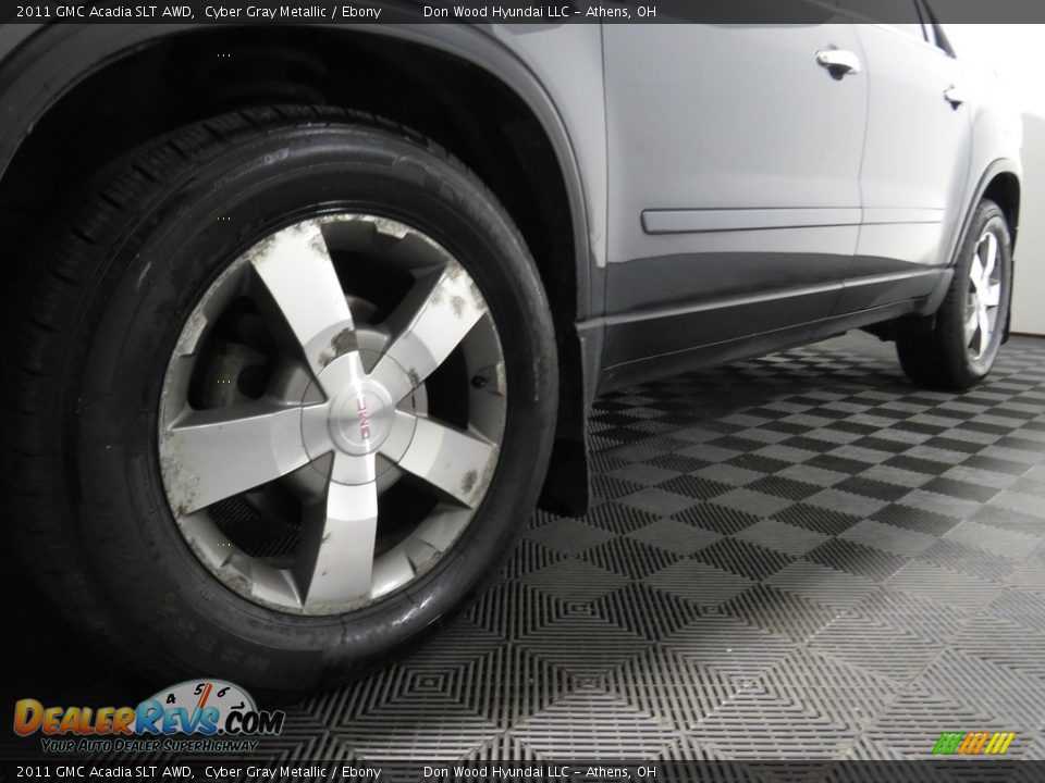 2011 GMC Acadia SLT AWD Cyber Gray Metallic / Ebony Photo #7