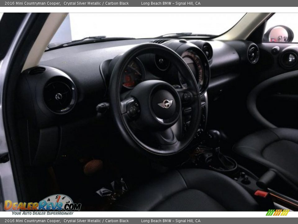 2016 Mini Countryman Cooper Crystal Silver Metallic / Carbon Black Photo #16