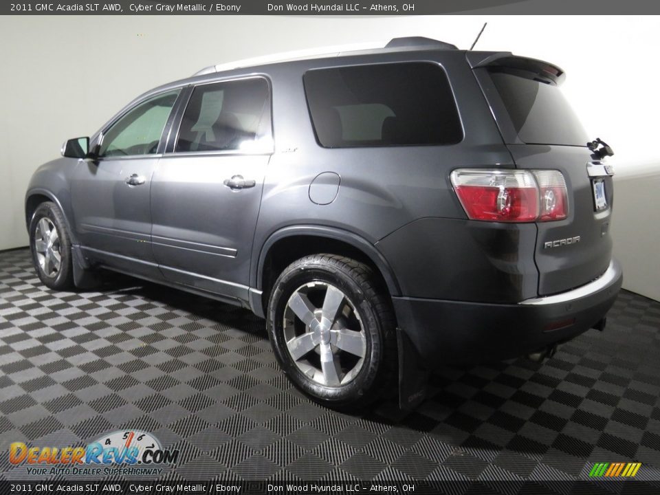 2011 GMC Acadia SLT AWD Cyber Gray Metallic / Ebony Photo #8