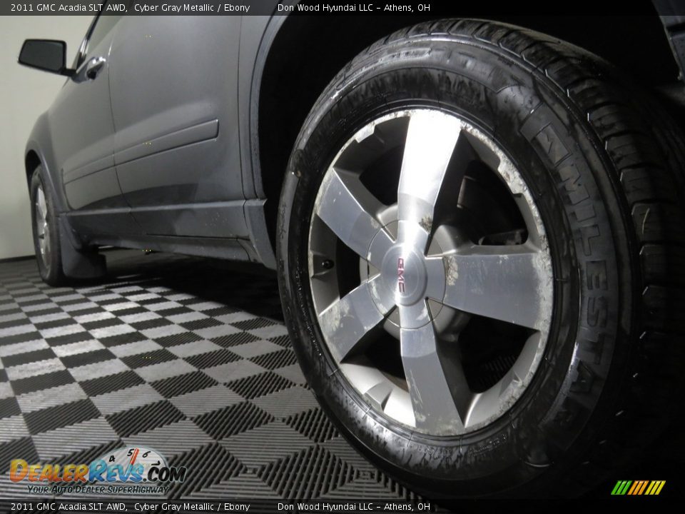 2011 GMC Acadia SLT AWD Cyber Gray Metallic / Ebony Photo #9