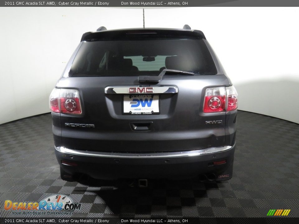 2011 GMC Acadia SLT AWD Cyber Gray Metallic / Ebony Photo #10