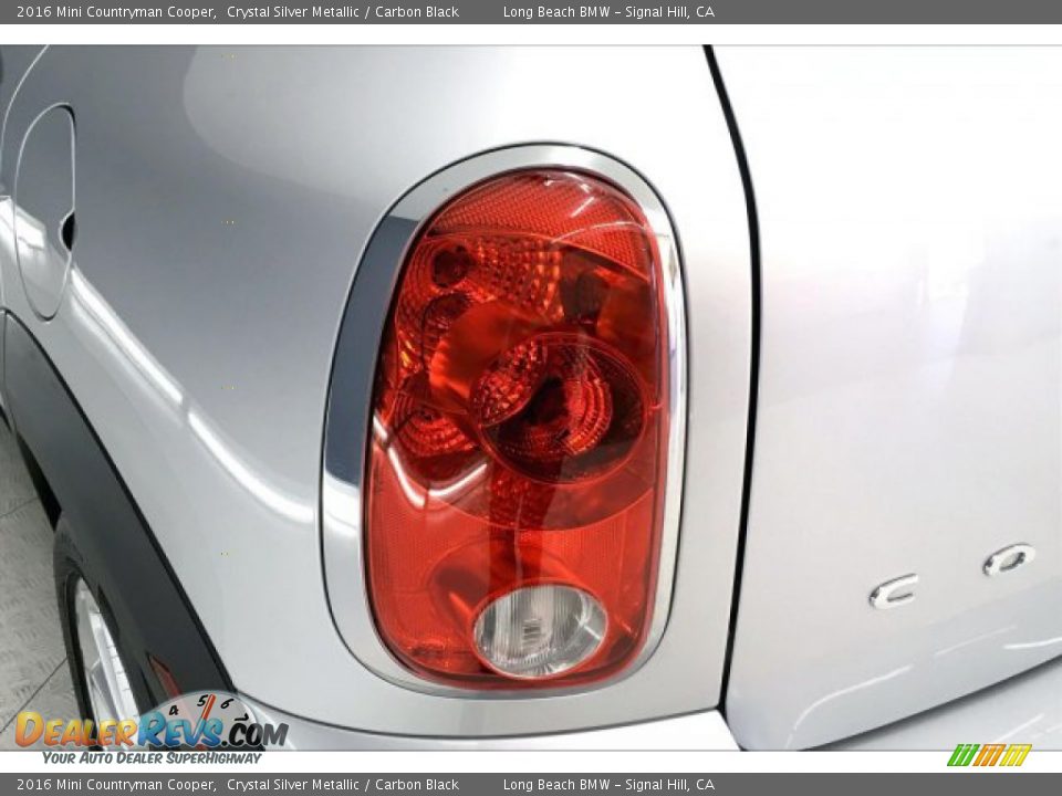 2016 Mini Countryman Cooper Crystal Silver Metallic / Carbon Black Photo #21