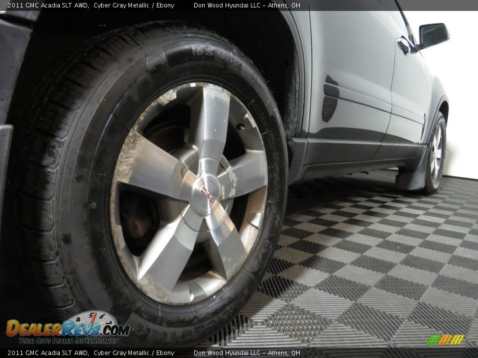 2011 GMC Acadia SLT AWD Cyber Gray Metallic / Ebony Photo #15