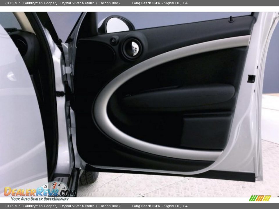 2016 Mini Countryman Cooper Crystal Silver Metallic / Carbon Black Photo #24