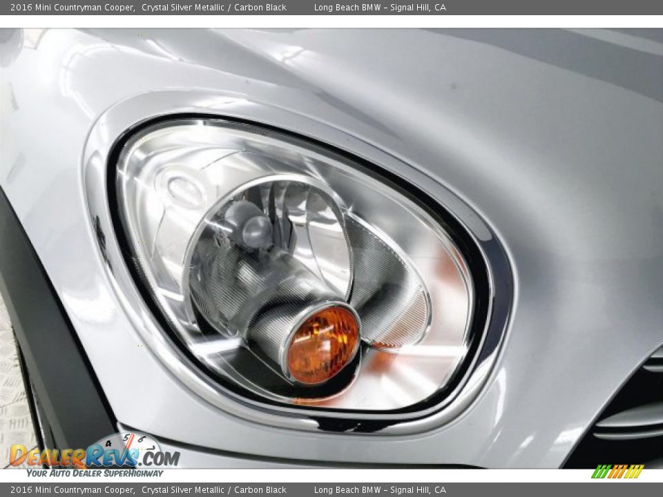 2016 Mini Countryman Cooper Crystal Silver Metallic / Carbon Black Photo #26