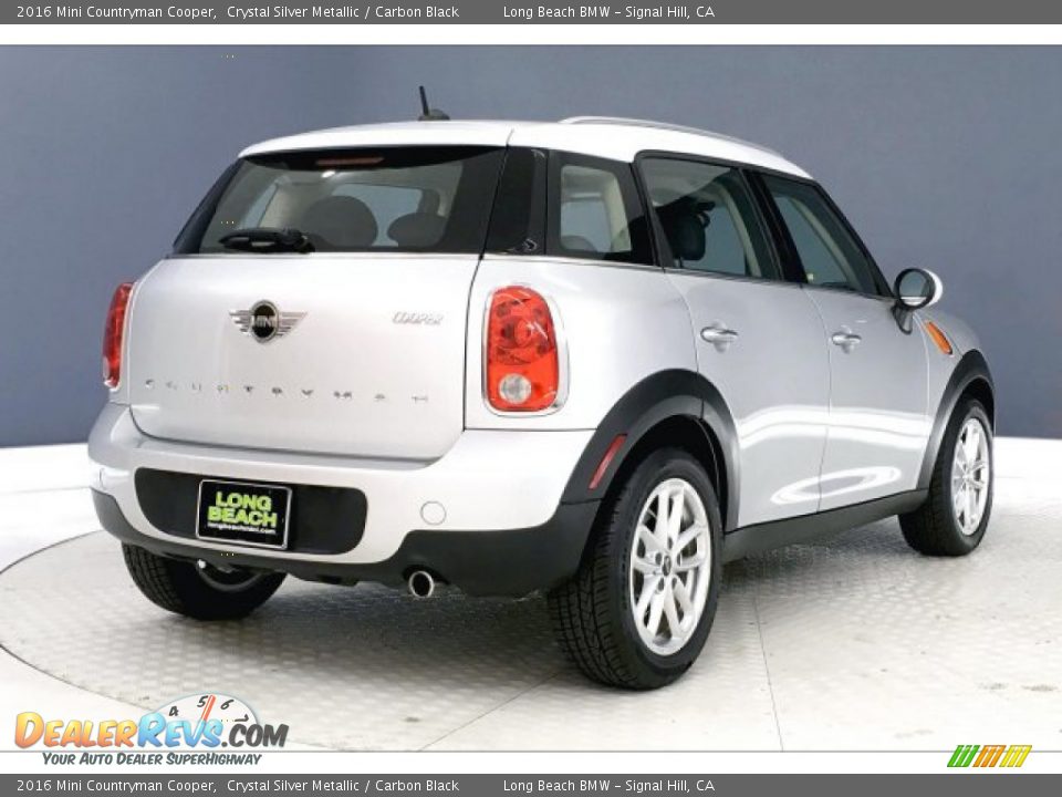 2016 Mini Countryman Cooper Crystal Silver Metallic / Carbon Black Photo #28