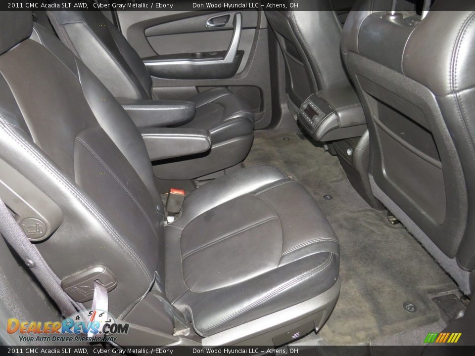 2011 GMC Acadia SLT AWD Cyber Gray Metallic / Ebony Photo #24