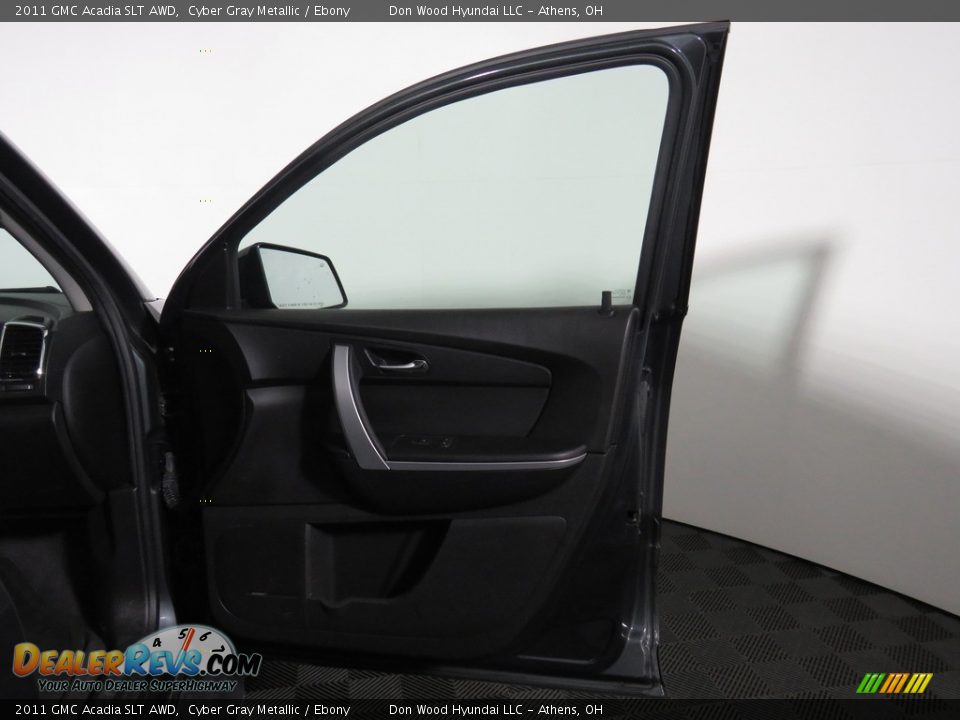 2011 GMC Acadia SLT AWD Cyber Gray Metallic / Ebony Photo #25