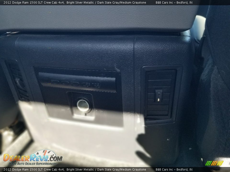 2012 Dodge Ram 1500 SLT Crew Cab 4x4 Bright Silver Metallic / Dark Slate Gray/Medium Graystone Photo #31