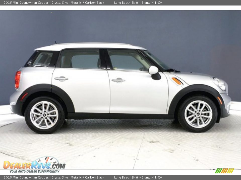 2016 Mini Countryman Cooper Crystal Silver Metallic / Carbon Black Photo #29