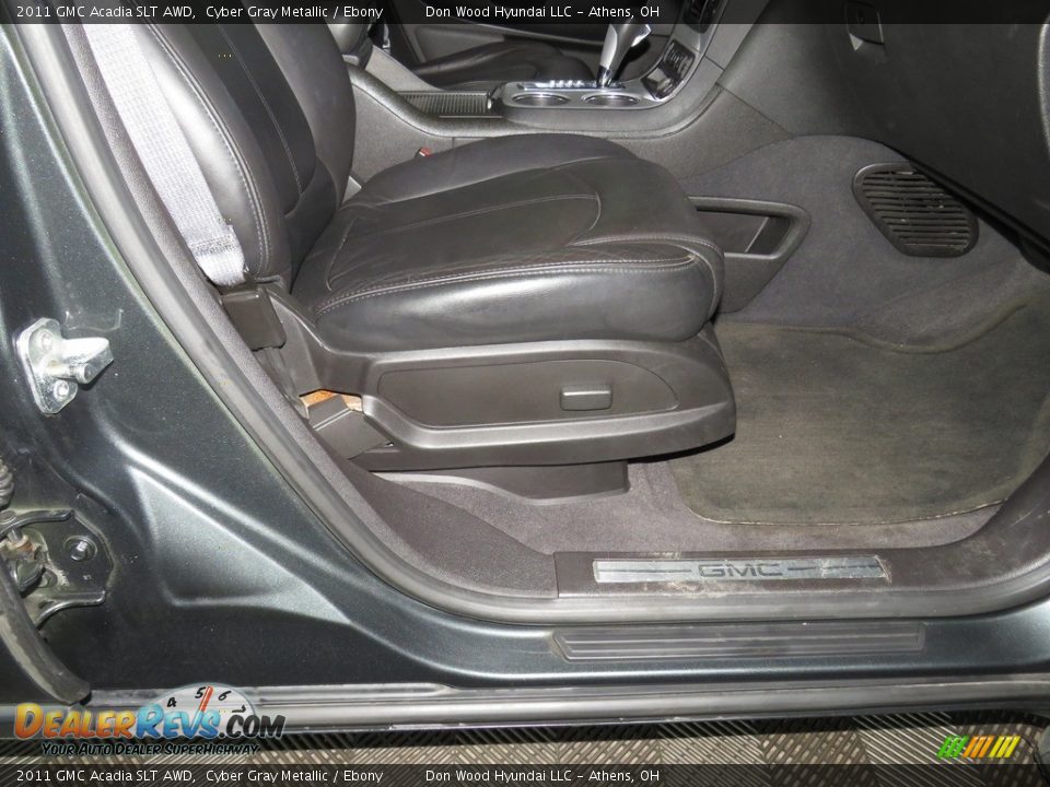 2011 GMC Acadia SLT AWD Cyber Gray Metallic / Ebony Photo #26