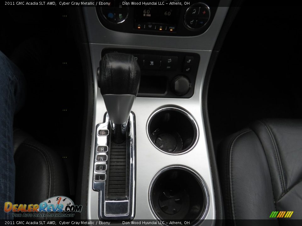 2011 GMC Acadia SLT AWD Cyber Gray Metallic / Ebony Photo #36