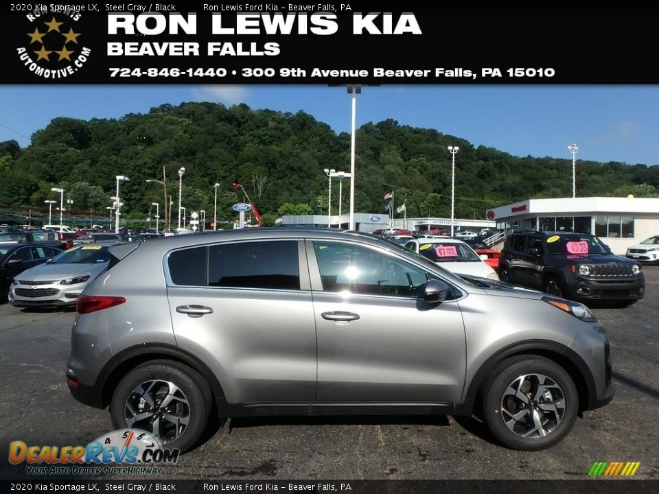 2020 Kia Sportage LX Steel Gray / Black Photo #1