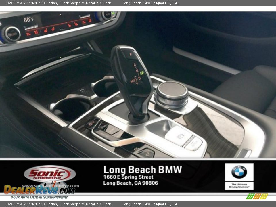 2020 BMW 7 Series 740i Sedan Black Sapphire Metallic / Black Photo #6