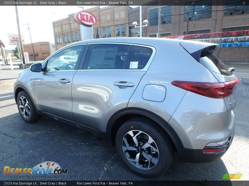 2020 Kia Sportage LX Steel Gray / Black Photo #5