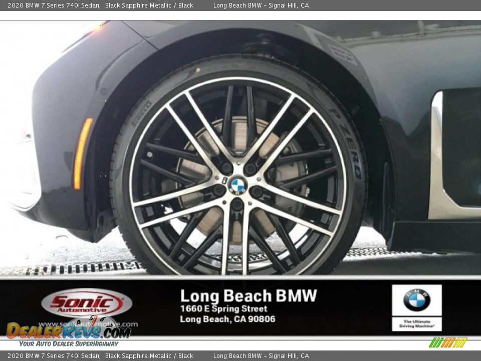 2020 BMW 7 Series 740i Sedan Black Sapphire Metallic / Black Photo #9