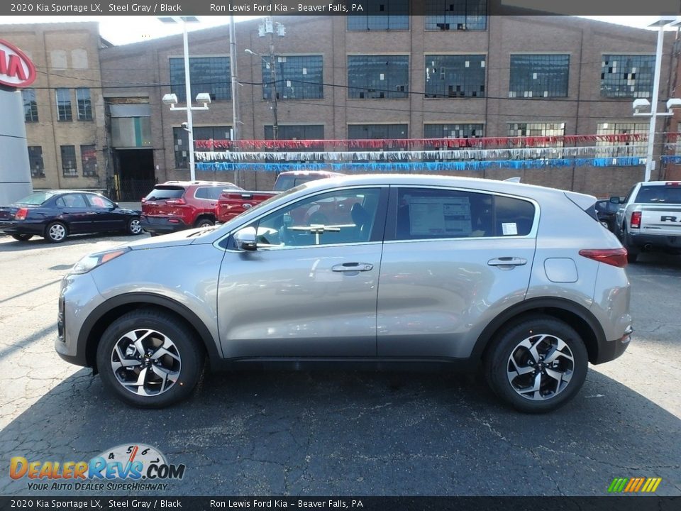 2020 Kia Sportage LX Steel Gray / Black Photo #6