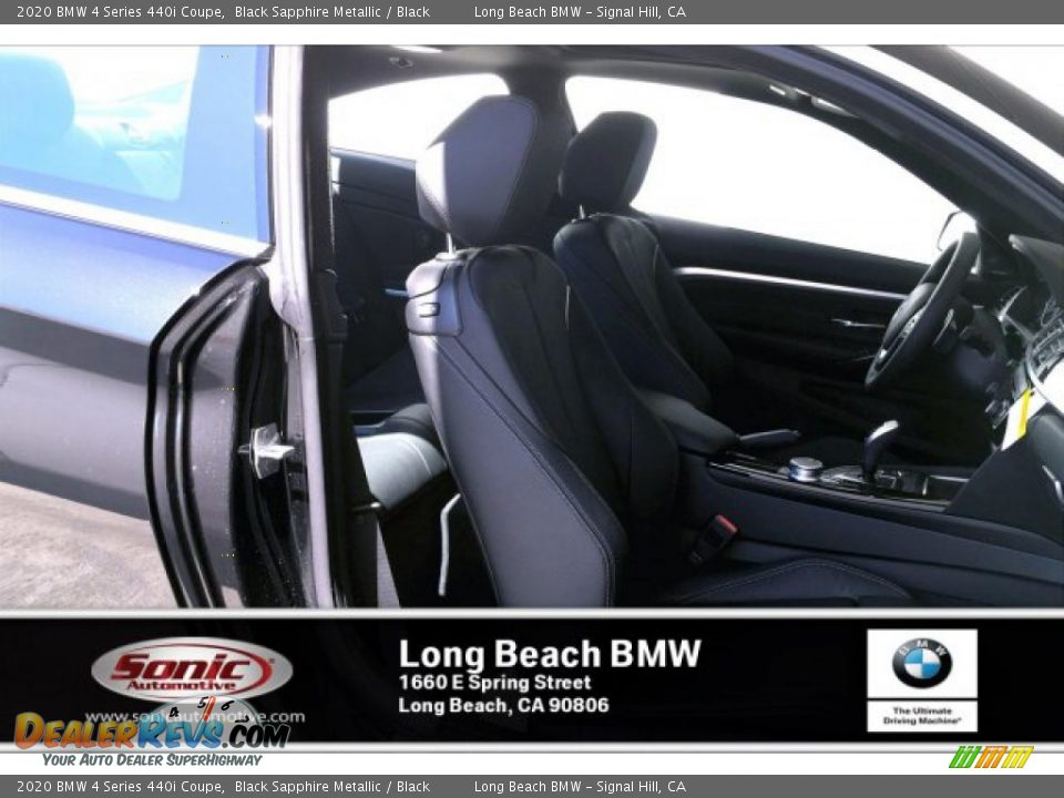 2020 BMW 4 Series 440i Coupe Black Sapphire Metallic / Black Photo #7