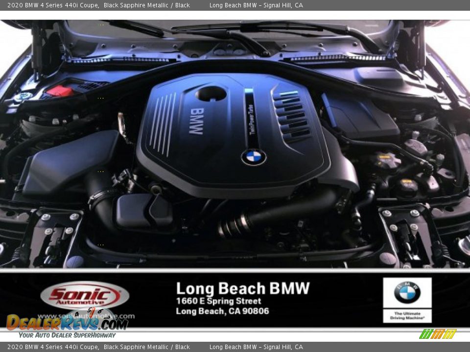 2020 BMW 4 Series 440i Coupe Black Sapphire Metallic / Black Photo #8