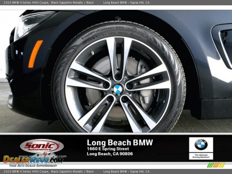 2020 BMW 4 Series 440i Coupe Black Sapphire Metallic / Black Photo #9